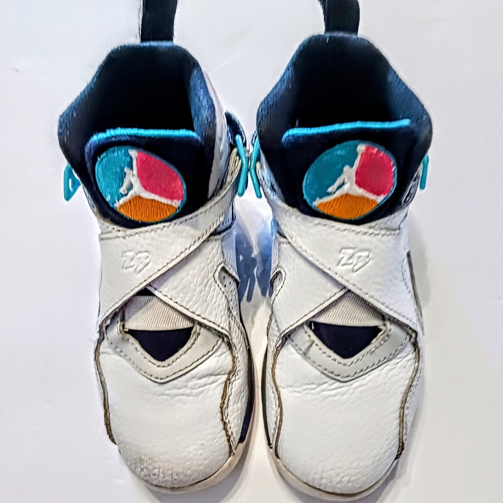 AIR Jordan 8 Retro South Beach Mid-Top Multi-Colored Sneakers Size 11C